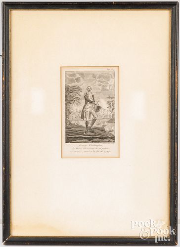 RARE FRENCH ENGRAVING GEORGE