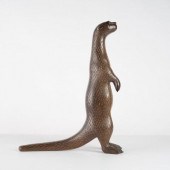 RARE FULL-SIZE STANDING OTTERA