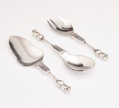 RARE GEORG JENSEN OWL SERVING
