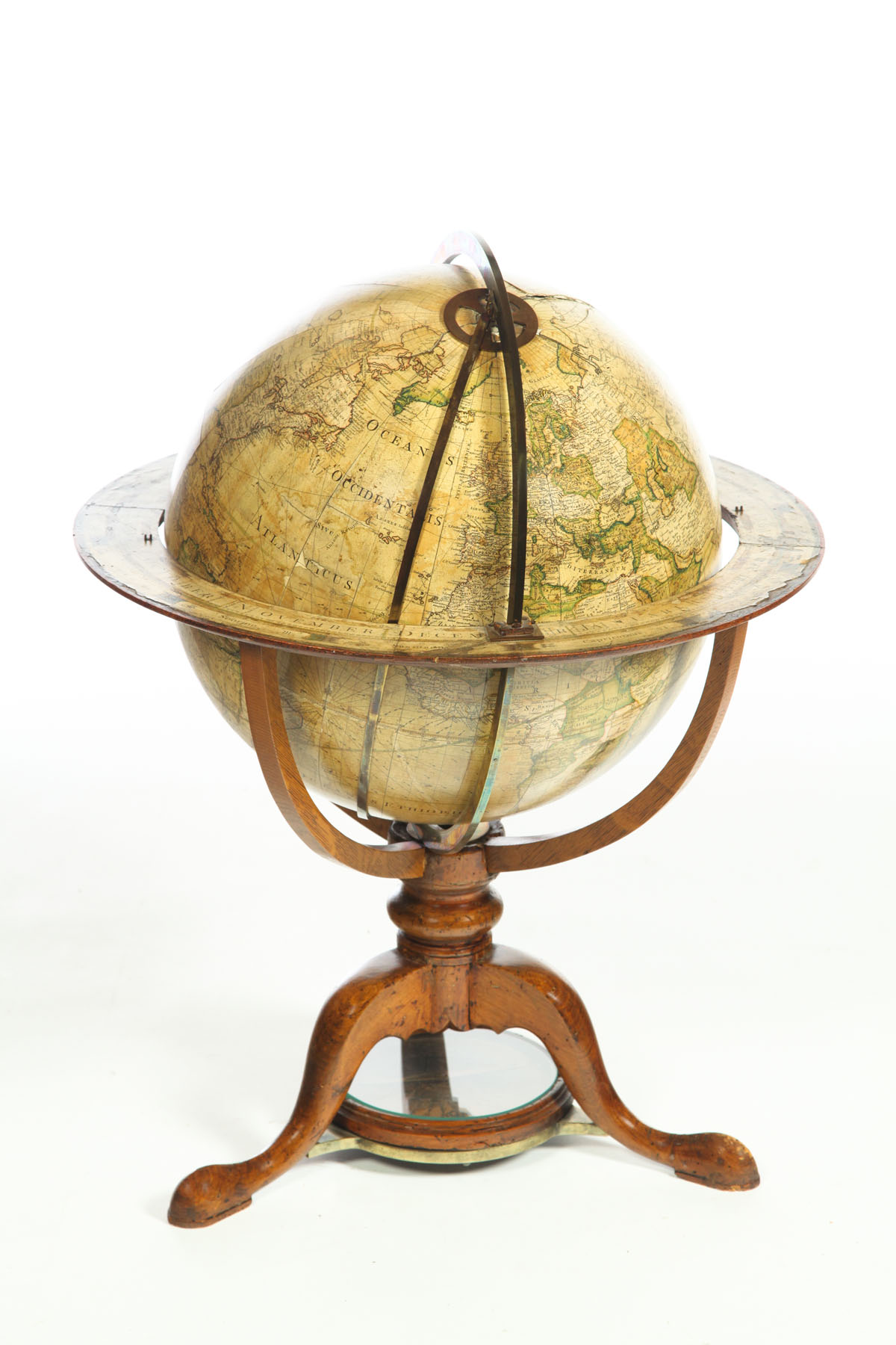 RARE GEORGE III TERRESTRIAL GLOBE.