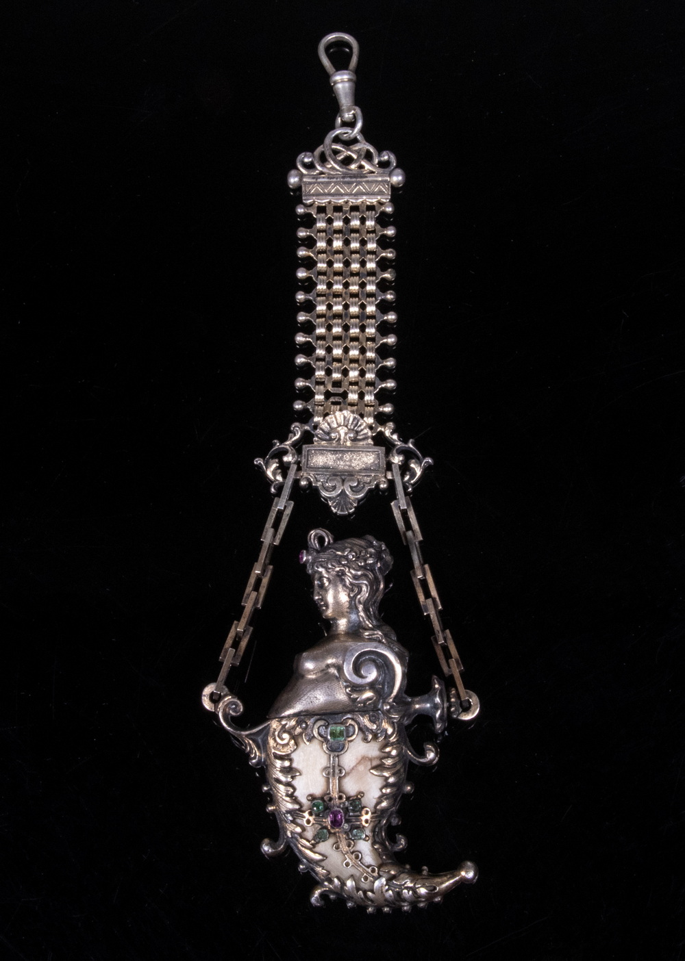 RARE GILDED SILVER TIGER CLAW WATCH