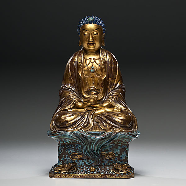 Rare Gilt-Decorated and Enameled