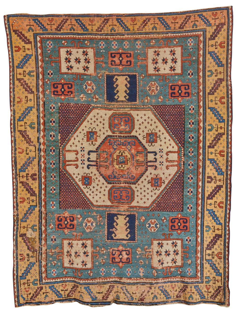 RARE GREEN GROUND KARACHOPH KAZAK