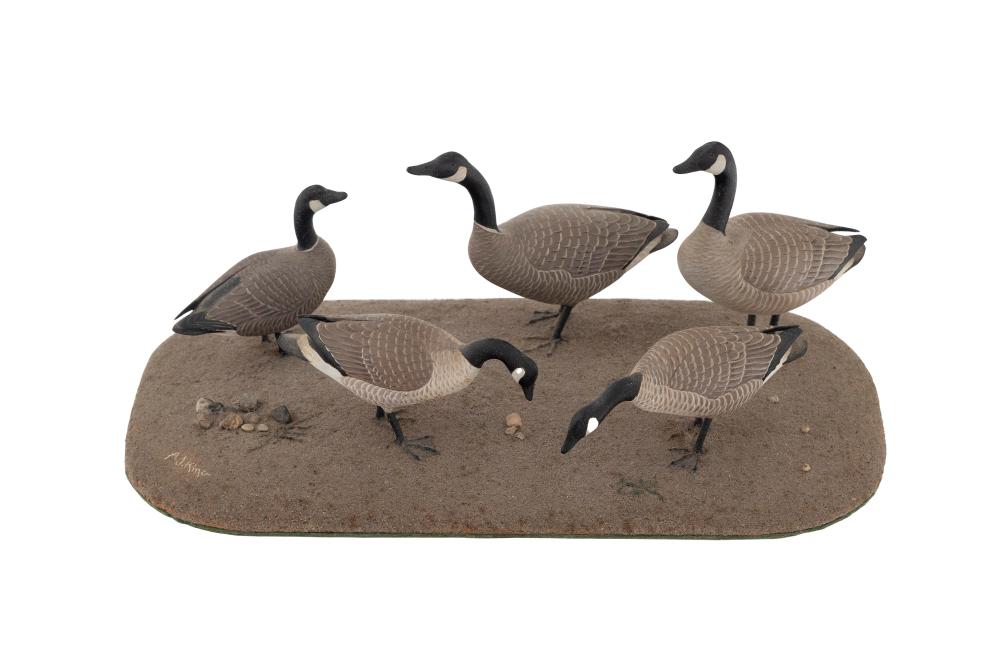 RARE GROUP OF A.J. KING MINIATURE