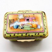 RARE HALCYON DAYS ENAMELS DISN