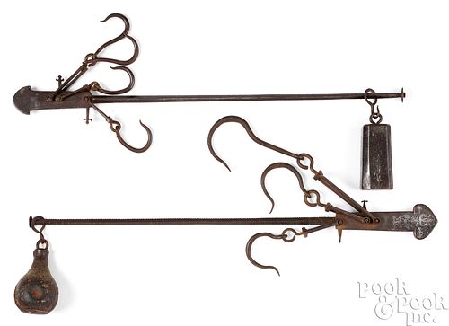 RARE HAND-FORGED IRON SCALE,