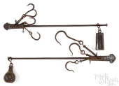 RARE HAND-FORGED IRON SCALE, P