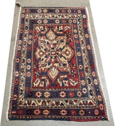 RARE HAND-TIED PERSIAN HERIZ BAG