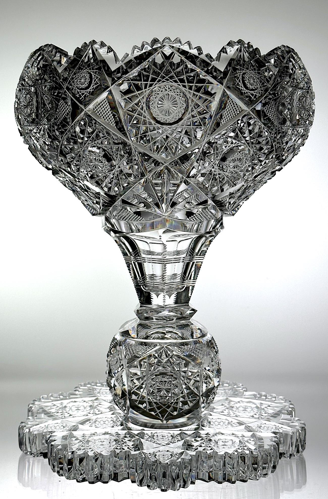 RARE HAWKES LORRAINE CUT GLASS 2