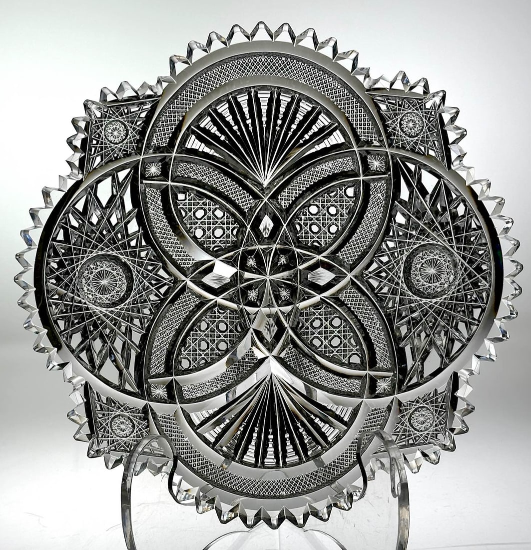 RARE HAWKES NAUTILUS CUT GLASS