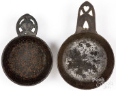 RARE HEART HANDLE PORRINGERS<b