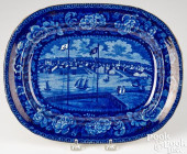 RARE HISTORIC BLUE STAFFORDSHI