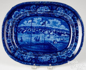 RARE HISTORIC BLUE STAFFORDSHI