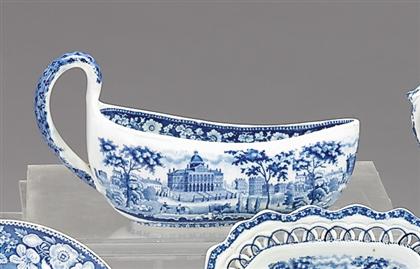 Rare historical blue transferware