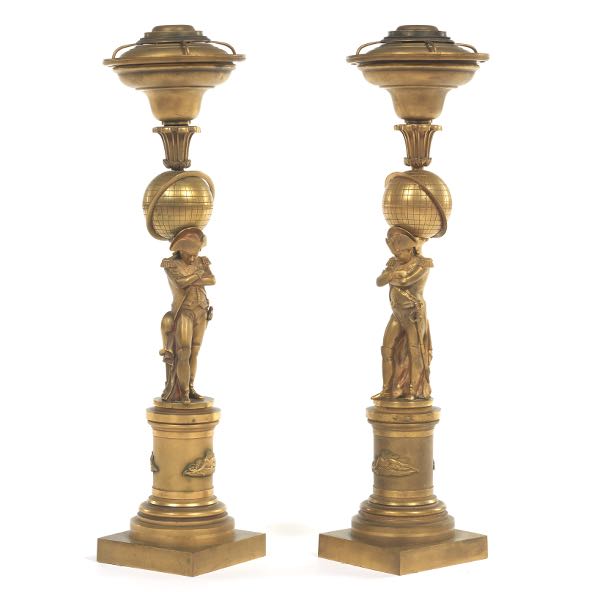 RARE IMPRESSIVE PAIR OF D'ORE