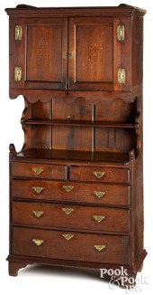 RARE INLAID QUEEN ANNE WALNUT