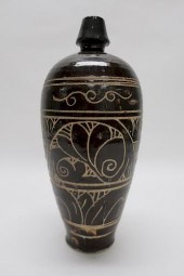 RARE INSCRIBED CIZHOU BLACK GL