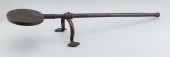RARE IRON DOWN-HEARTH SALAMAND