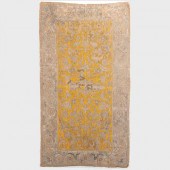 RARE ISFAHAN POLONAISE RUG, CE