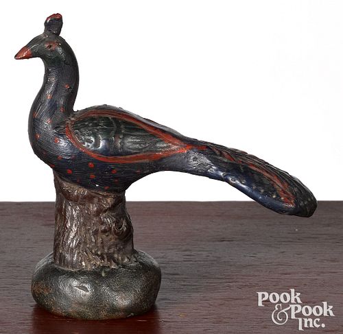 RARE ISSAC STAHL PAINTED REDWARE