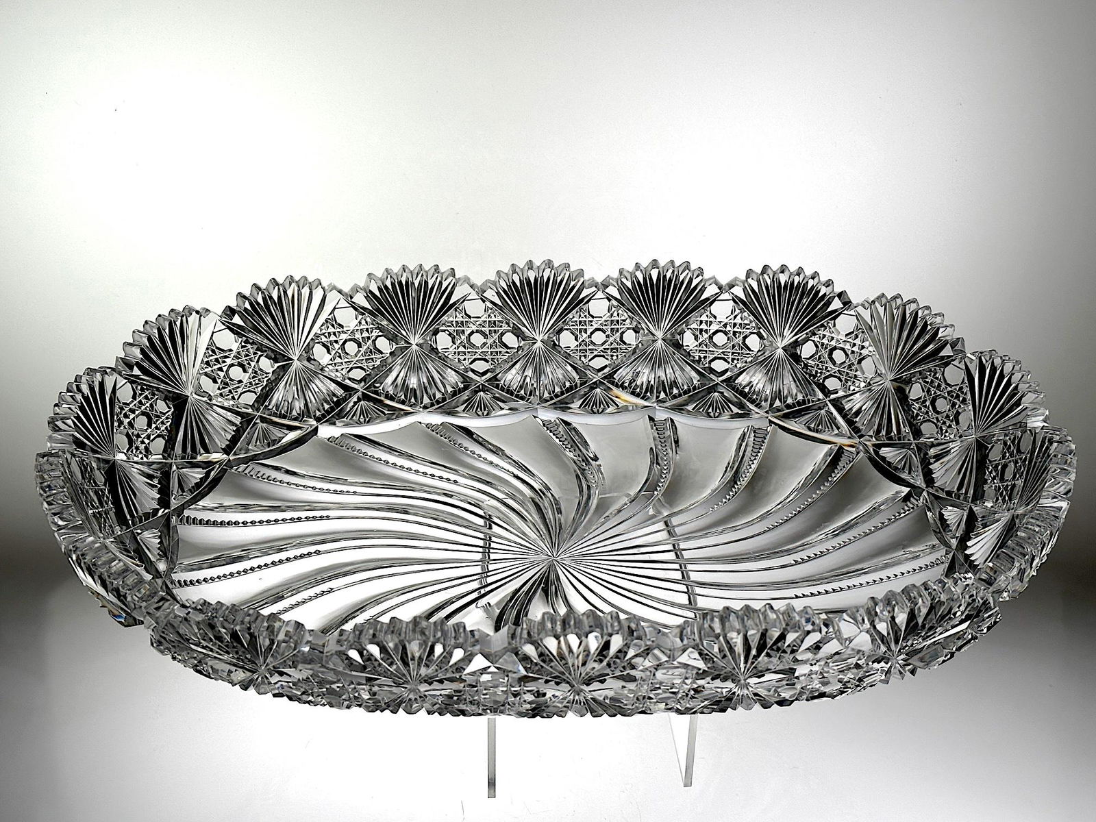 RARE J. HOARE CROESUS CUT GLASS