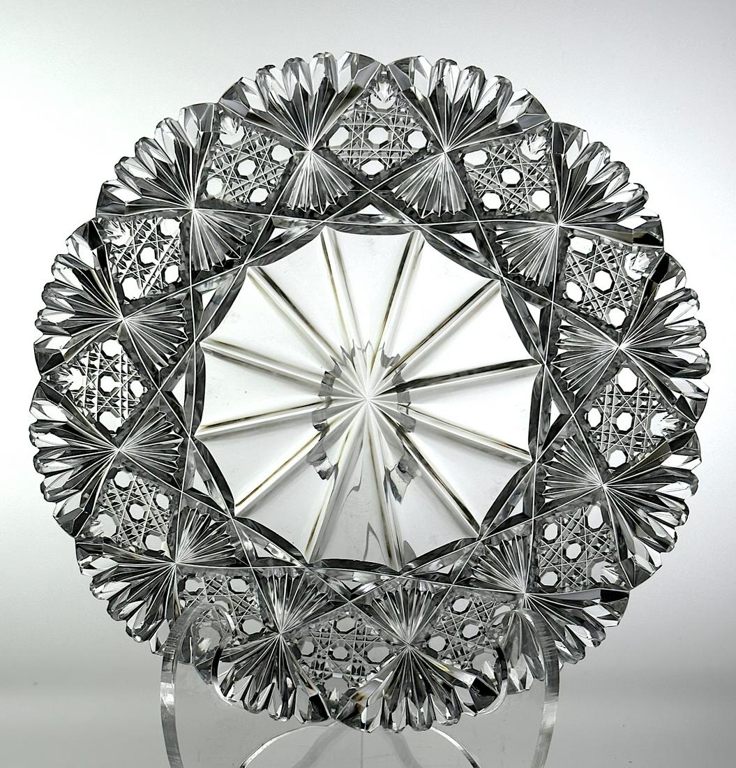 RARE J. HOARE CROESUS CUT GLASS