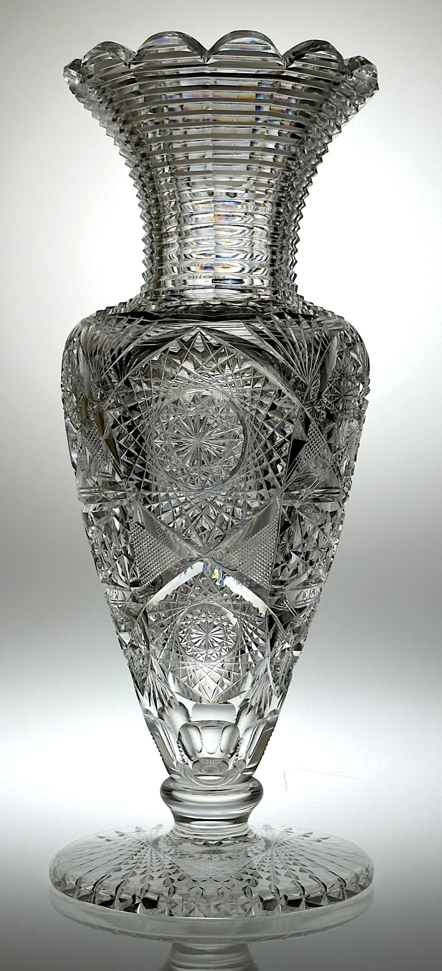 RARE J. HOARE MONARCH CUT GLASS