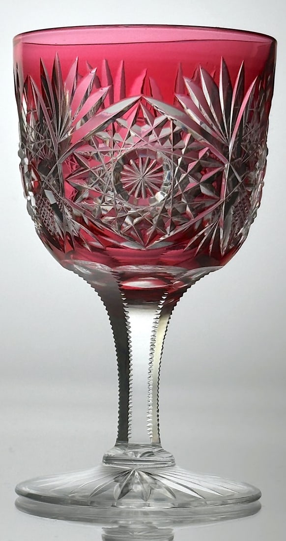 RARE J. HOARE MONARCH CUT GLASS