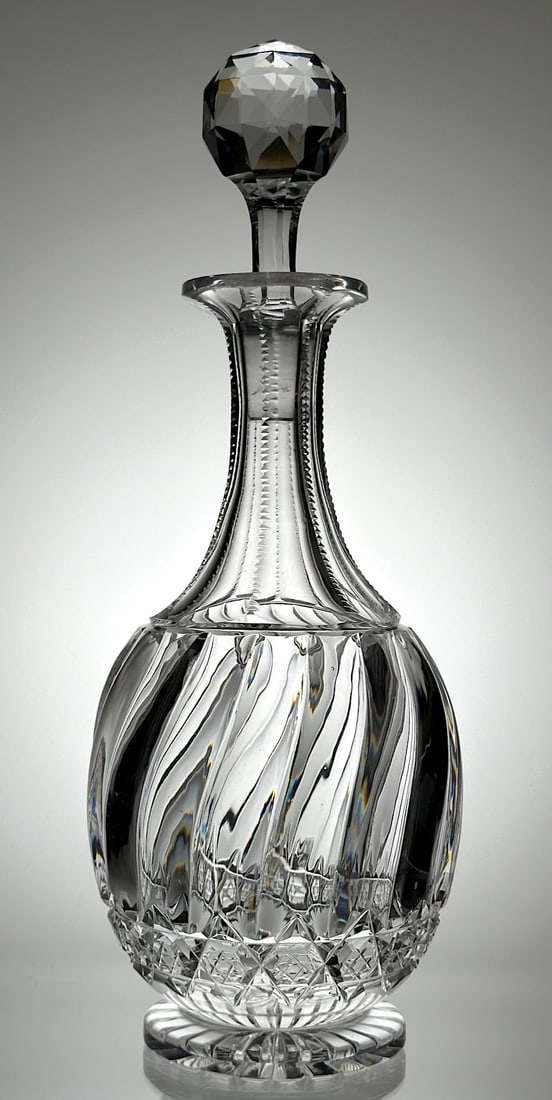RARE J. HOARE RICHELIEU CUT GLASS