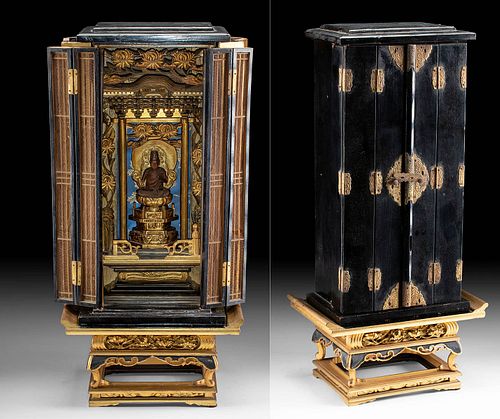 RARE JAPANESE GILT BUTSUDAN