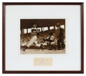 RARE JOE DIMAGGIO AUTOGRAPHED