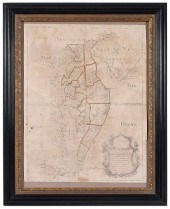 RARE JOHN CHURCHMAN MAP OF DEL