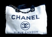 RARE JUMBO CHANEL CANVAS CONVE