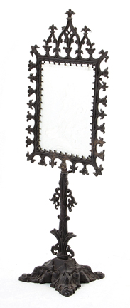 Rare KPM lithopane in cast-metal