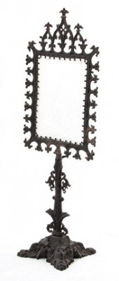 Rare KPM lithopane in cast-met