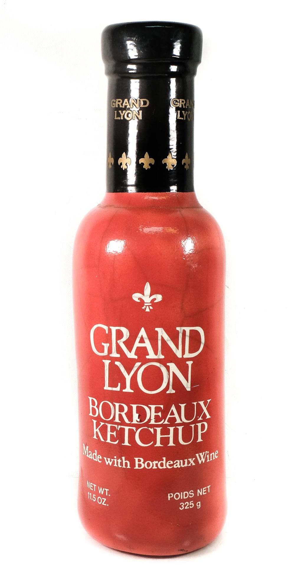 RARE LARGE GRAND LYON KETCHUP AD