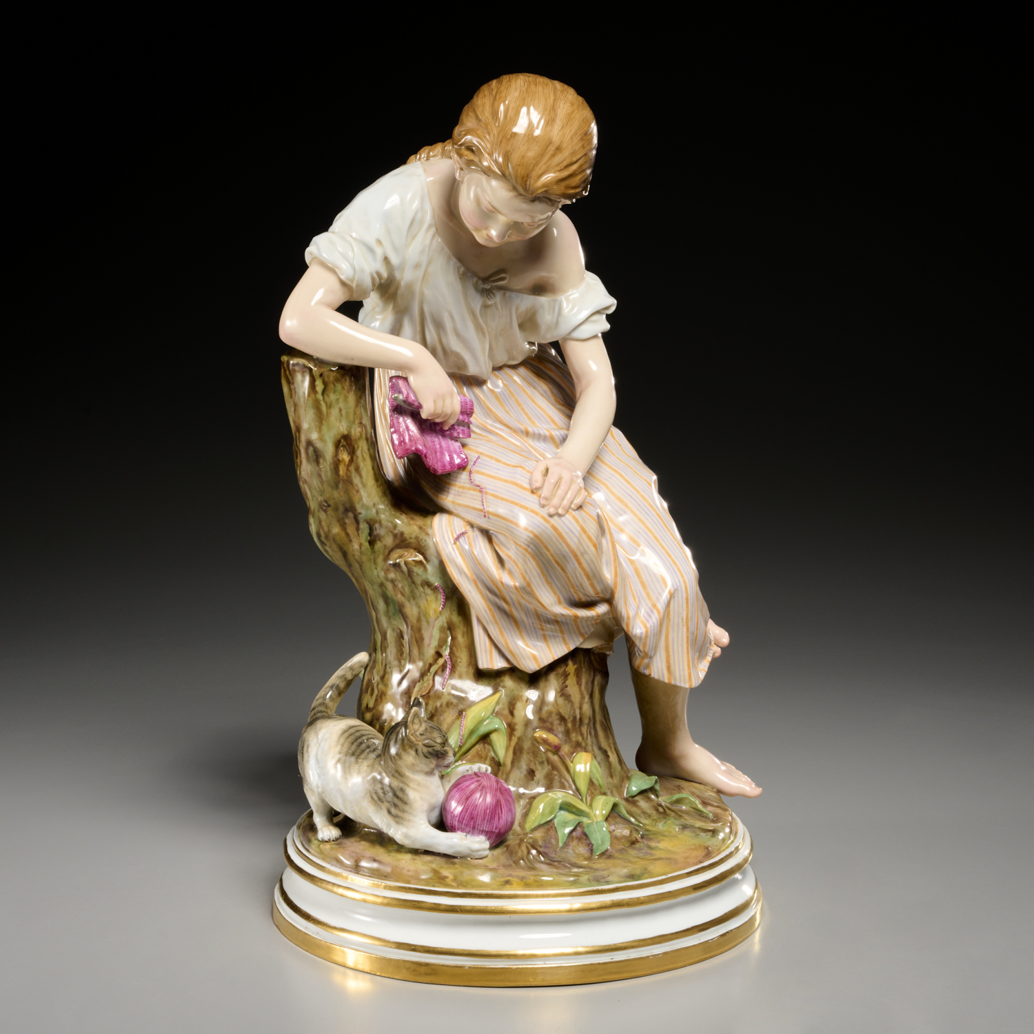 RARE LARGE MEISSEN PORCELAIN
