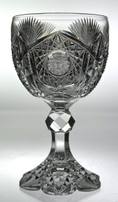 RARE LIBBEY WEDGEMERE CUT GLAS