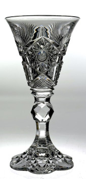 RARE LIBBEY WEDGEMERE CUT GLAS