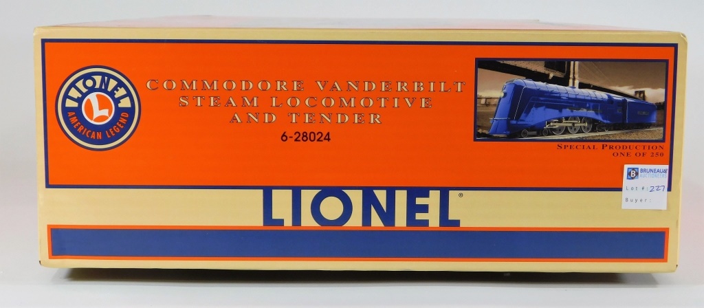 RARE LIONEL COMMODORE VANDERBILT