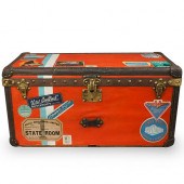 RARE LOUIS VUITTON ORANGE TRUN