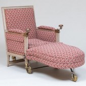 RARE LOUIS XVI PAINTED AND UPH