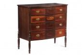 RARE MAINE SHERATON BOWFRONT C