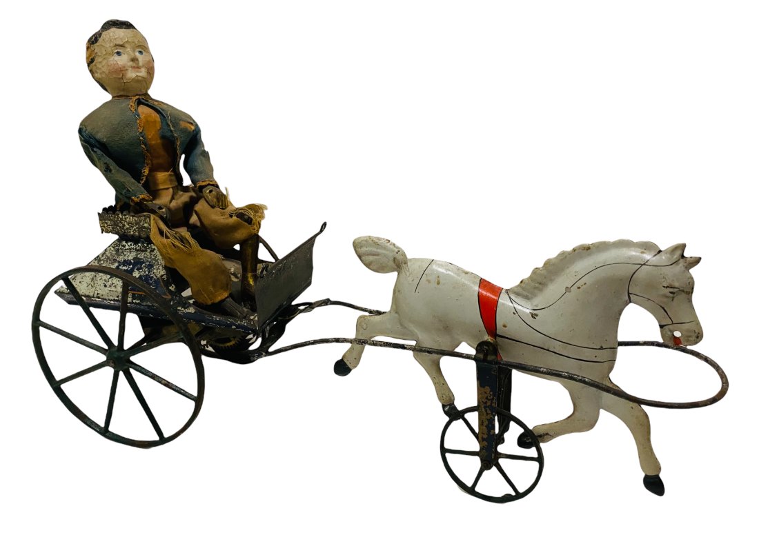 RARE MECHANICAL TIN GIG WITH
