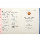 Rare Menu From the Atlantic Co