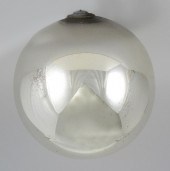 RARE MERCURY GLASS HANGING GLO