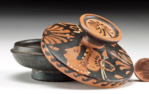 RARE MINIATURE APULIAN LIDDED