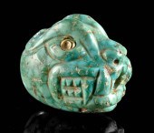 RARE MOCHE TURQUOISE JAGUAR BE