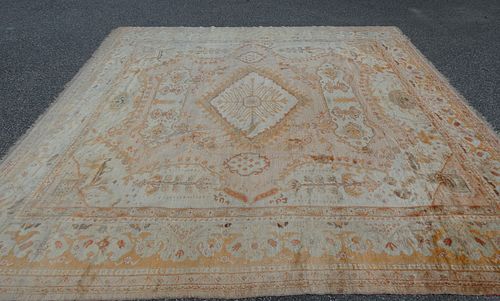 RARE MOHAIR OUSHAK CARPETRare