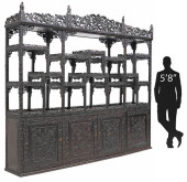 RARE MONUMENTAL CHINESE CARVED